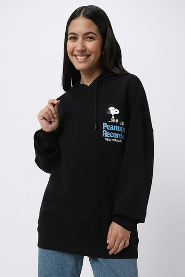 Women Hoodie With Front And Back Prints