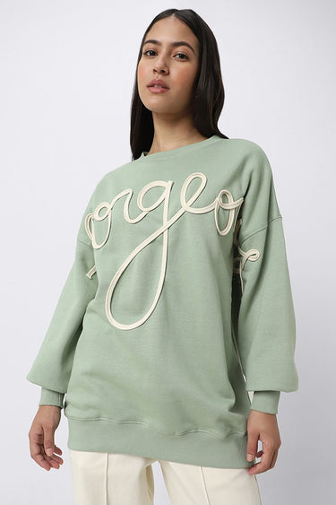 women sweatshirt with trimmed strap detail