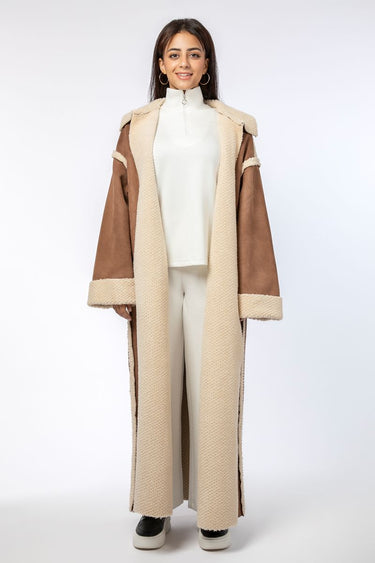 فروة نسائية شتوية ببطانة فرو