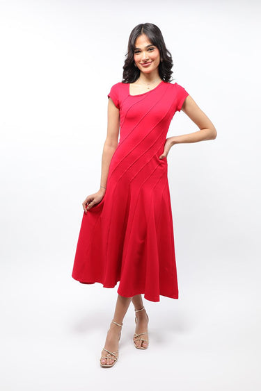 Solid Colored Women Dress