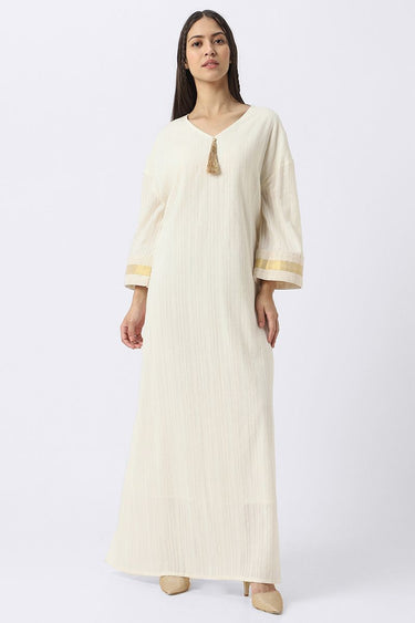 Textured Maxi Women Jalabiya