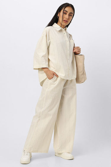 Striped Flowy Women Pants