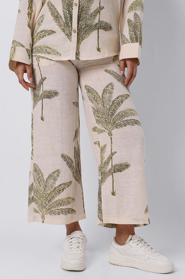 Printed Flowy Women Pants