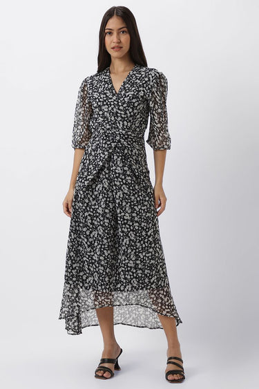 Printed Longline Women Dress