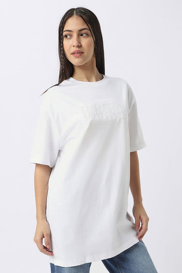 Oversized Women T-Shirt With Print