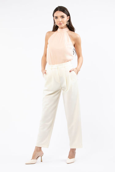 Solid Colored Flowy Women Pants