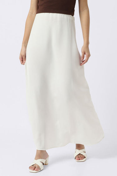 Solid Colored Maxi Women Skirt