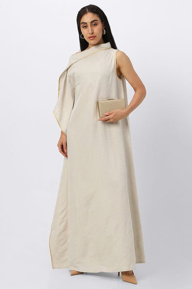 فستان نسائي ماكسي بكتف مكشوف