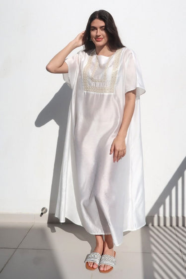 maxi women Jalabiya with embroidery