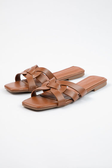 Faux Leather Women Slipper