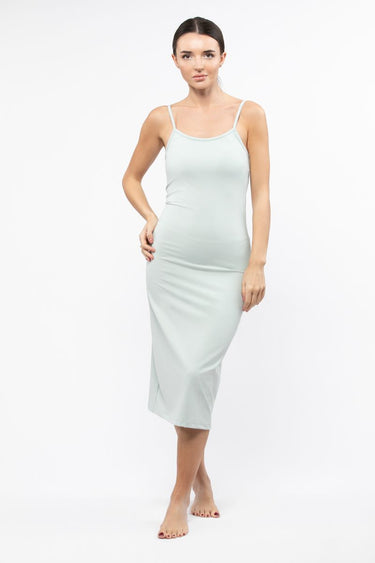 Solid Colored Sleeveless Women Basic Dress