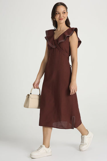 Tropical Sunray Maxi Dress