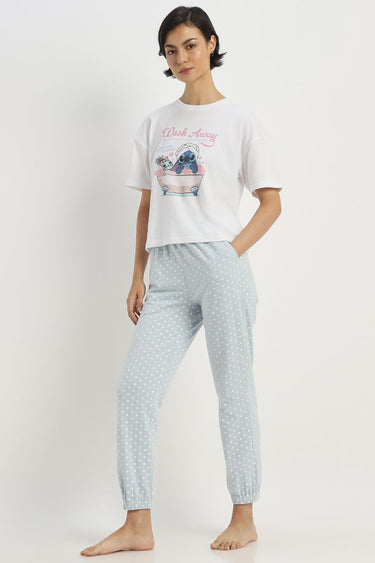 Womens Polka Dot Loungewear Pants