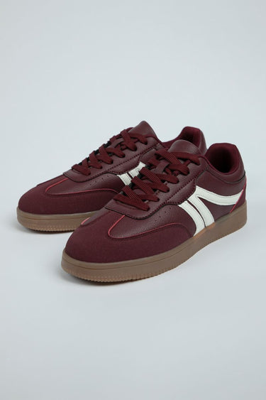 Casual Women'S Sneakers With Contrast Colors And Flex Sole