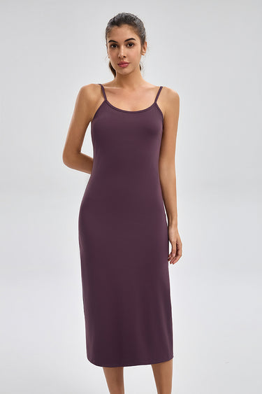 Sleeveless Midi Slip Dress