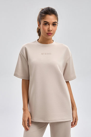 تيشيرت واسع بطبعة