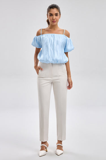 Tailored Straight Leg Pants