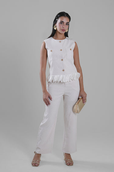 Trousers with Subtle Embellishment