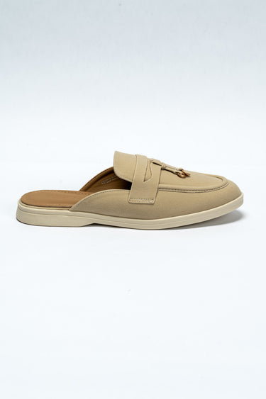 حذاء لوفر بتصميم مفتوح من الخلف