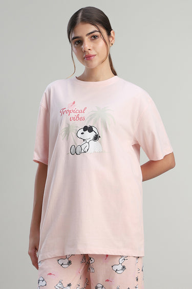 تيشيرت منزلي بقصة مريحة