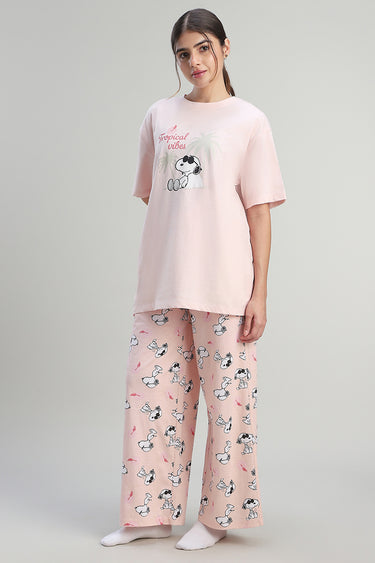 بنطلون منزلي بقصة مريحة