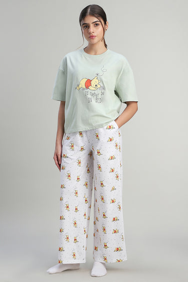 بنطلون منزلي واسع بقصة مريحة