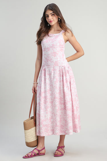 Floral Print Midi Dress