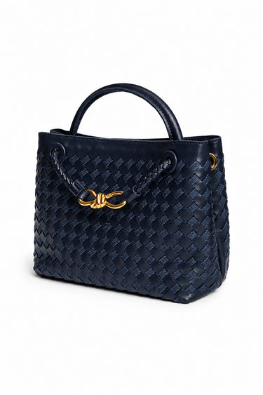Woven Bag With Braided Handles