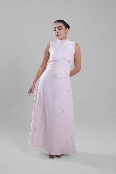 تنورة طويلة مزينة