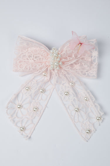 مشبك شعر فيونكة دانتيل