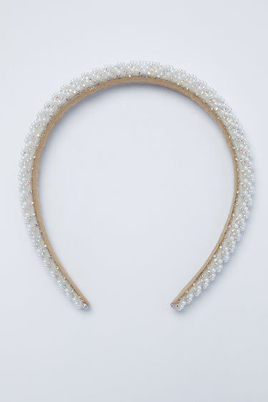 طوق شعر مرصع باللؤلؤ