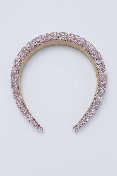 طوق شعر مزين باللمعة