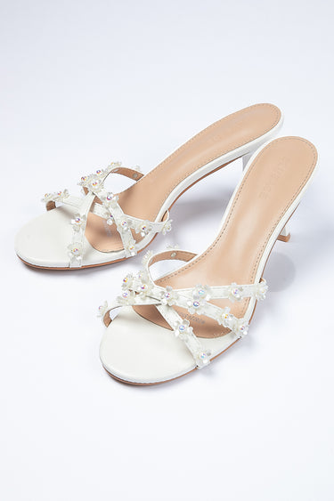 صندل نسائي بكعب أنيق بتصميم مفتوح