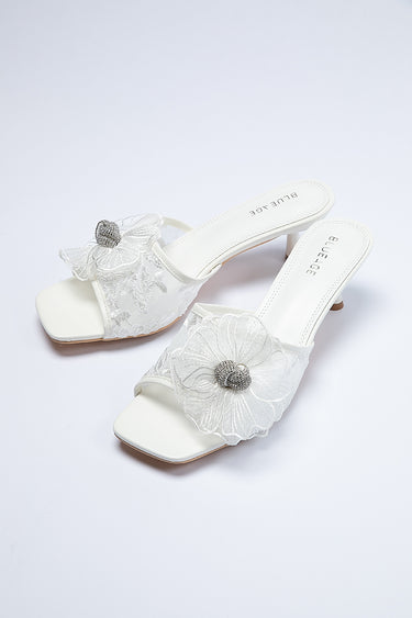 صندل نسائي بكعب مريح وتصميم مفتوح