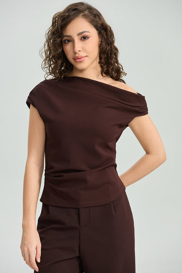 Off Shoulder Draped Top