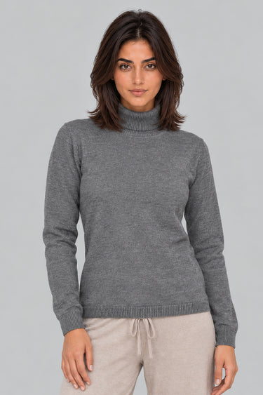 Classic Turtleneck Knit Sweater