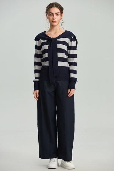 High Waist Wide Leg Trousers