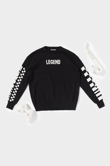 knitted sweater with prints (Boys)