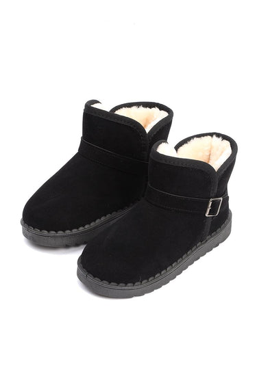 Boy Winter Ankle Boots With Fur