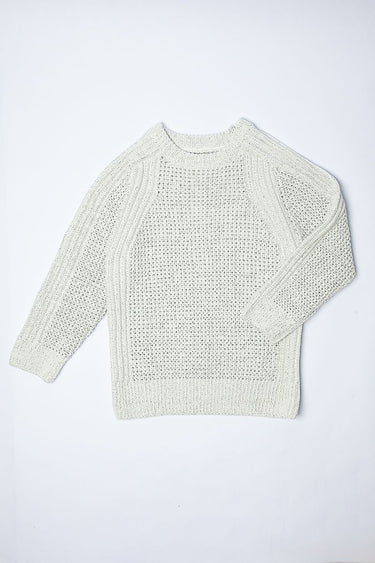 بلوفر صوف ولادي بنسيج محبوك