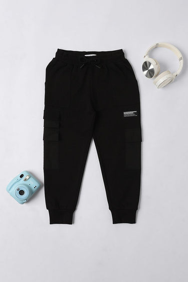 Boy Sweatpants With Print And Side Pockets
