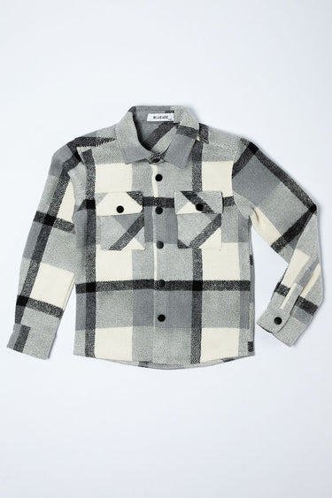 checkered boy overshirt