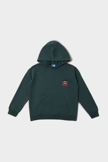 Boy Hoodie With Front And Back Prints