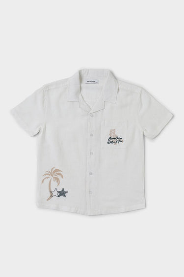 قميص ولادي بطبع مطرزة