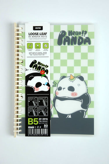 دفتر سلك مميز مقاس B5 مع صفحات مسطّرة