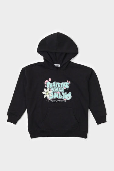 girls hoodie with front print