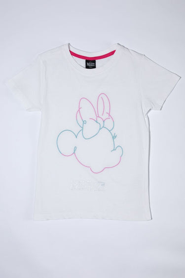 تيشيرت بناتي بطبعة مطرزة