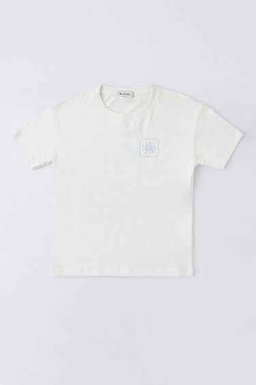 تيشيرت بناتي بطبع أمامية وخلفية