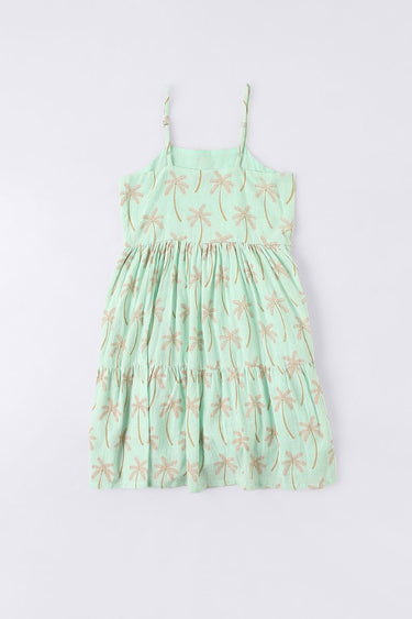 Girls Dress With Printed Pattern