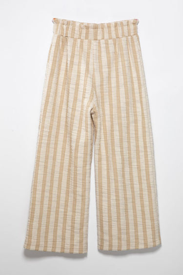 Striped Flowy Girls Pants